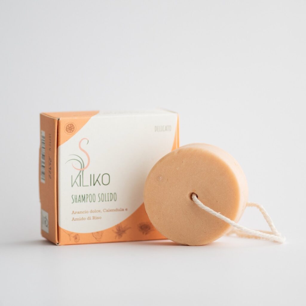 Shampoo solido delicato (per tutti i tipi di capelli) - Kiliko