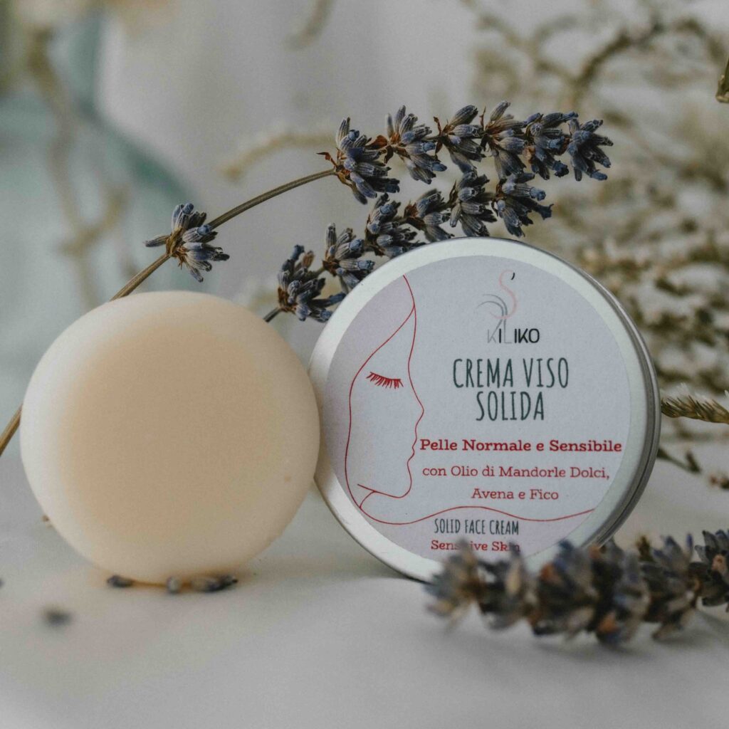 Crema viso solida (per pelle normale e sensibile) - Kiliko