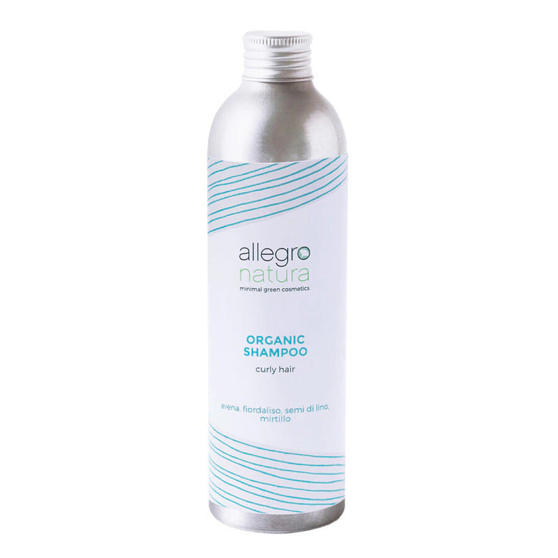 Allegro Natura shampoo per capelli ricci flacone in alluminio